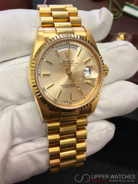 gold rolex president watch|rolex gold presidential watch price.